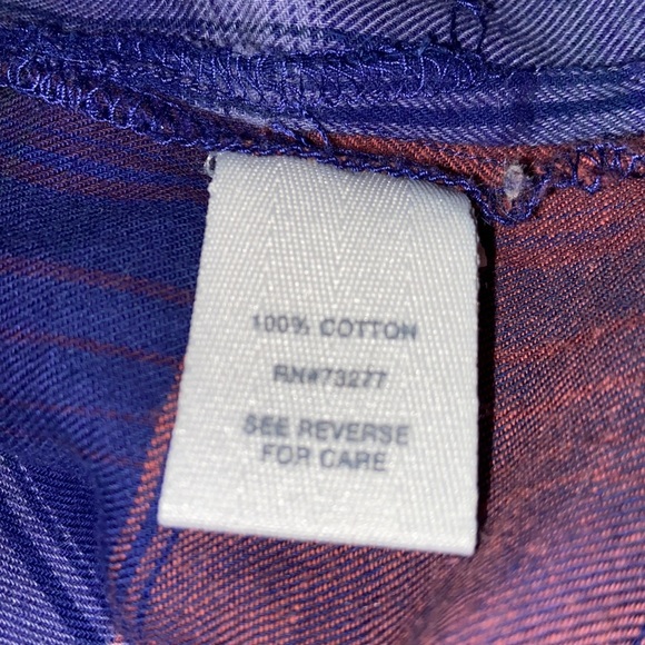 Mudd Women’s Plaid Shirt - Picture 6 of 7